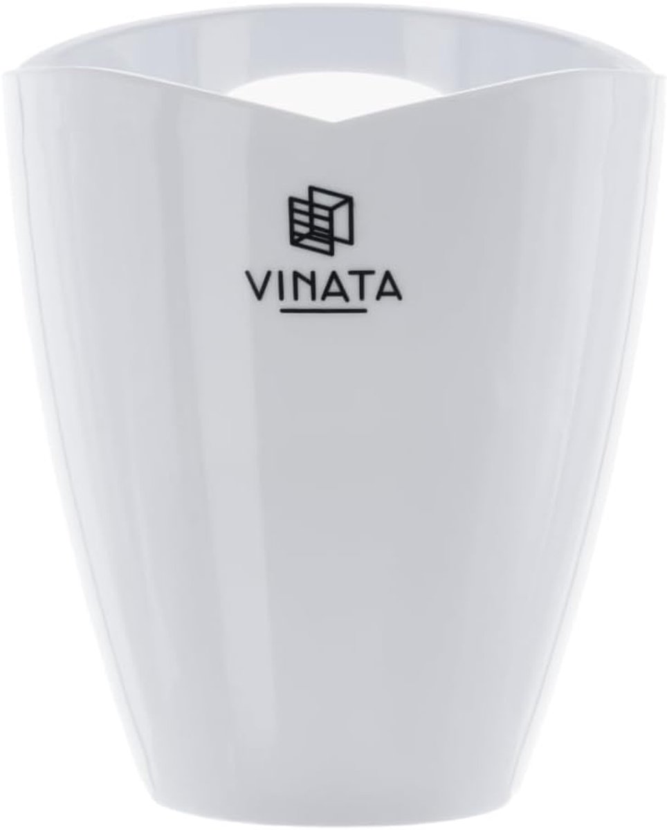 SnelShoppen - Liera Wijnkoeler - Wit - 3.5 L - Fleskoeler - Koeler voor Wijnflessen - Wijnschenker - Ideaal voor Feesten, Tuin, Keuken en Campings
