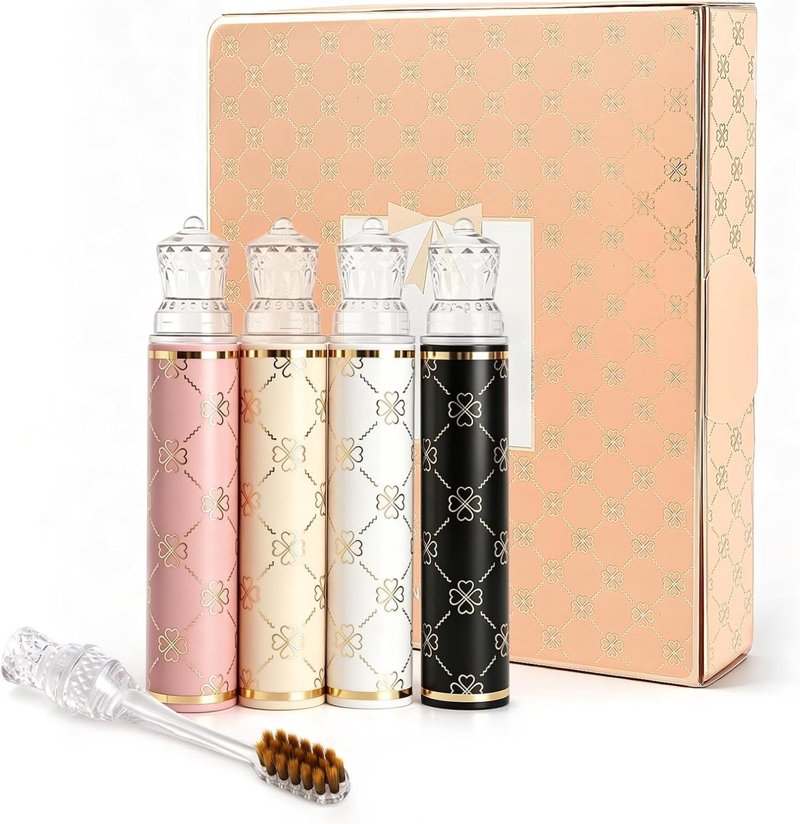 Inklapbare Reisetandenborstels met Etui - Set van 4, Zachte Borstels voor Volwassenen en Kinderen, Perfect voor Vakanties, Kamperen en Zakenreizen