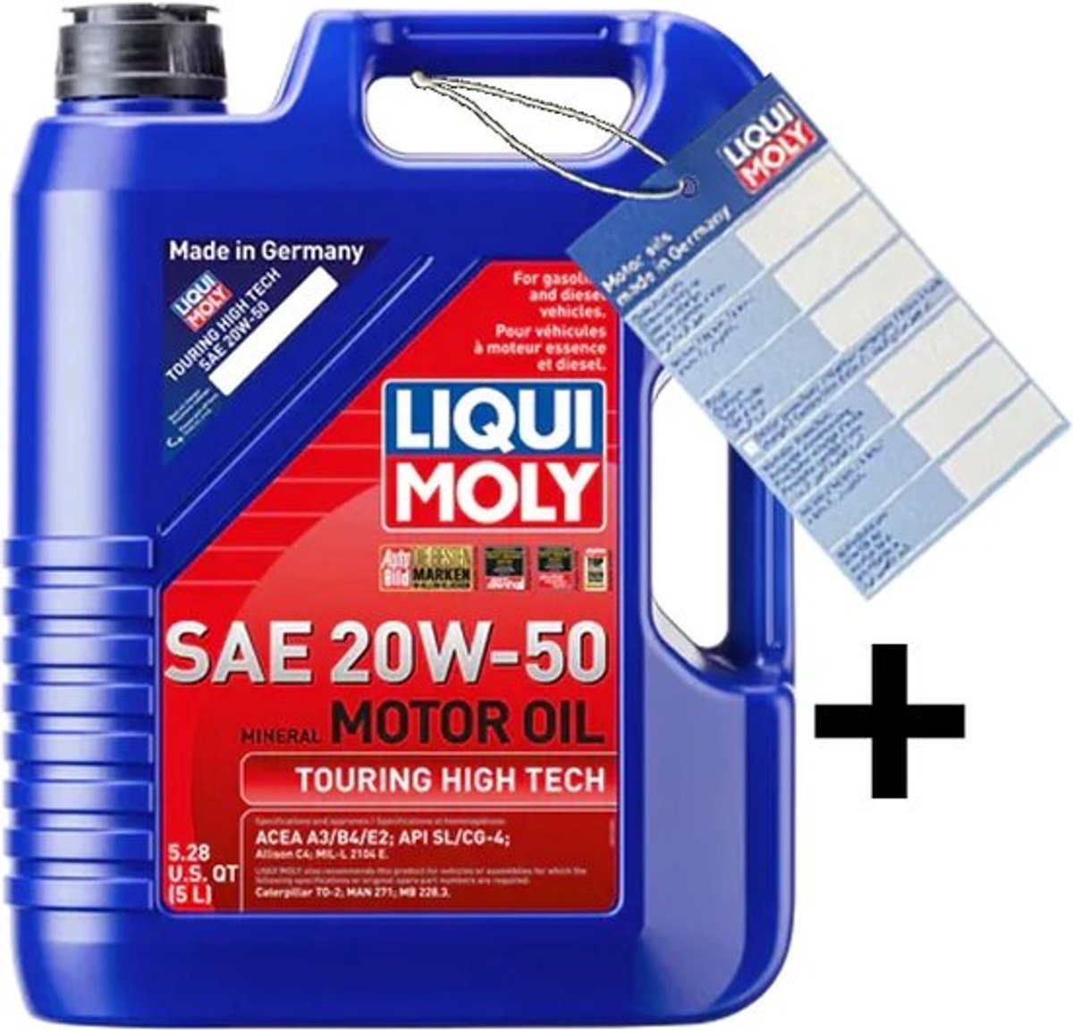 5L Touring High Tech 20W-50 Liqui Moly ACEA A3/B4
