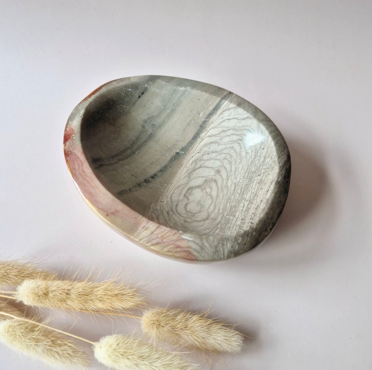XL Ocean Jasper schaal – Handgeslepen edelstenen kom #6 – 890 gram