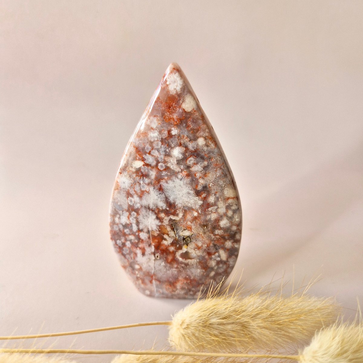 Edelsteen Druzy Pink Amethist flame 129g (Roze Amethist)