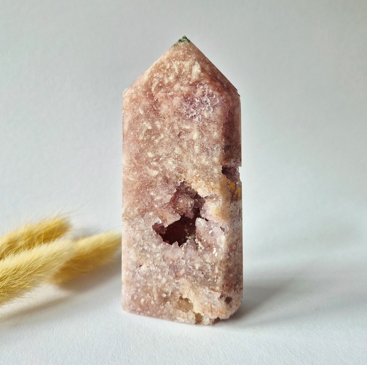 Roze Amethist Druzy Toren #3 321 Gram – Natuurlijke Pink Amethyst uit Brazilië