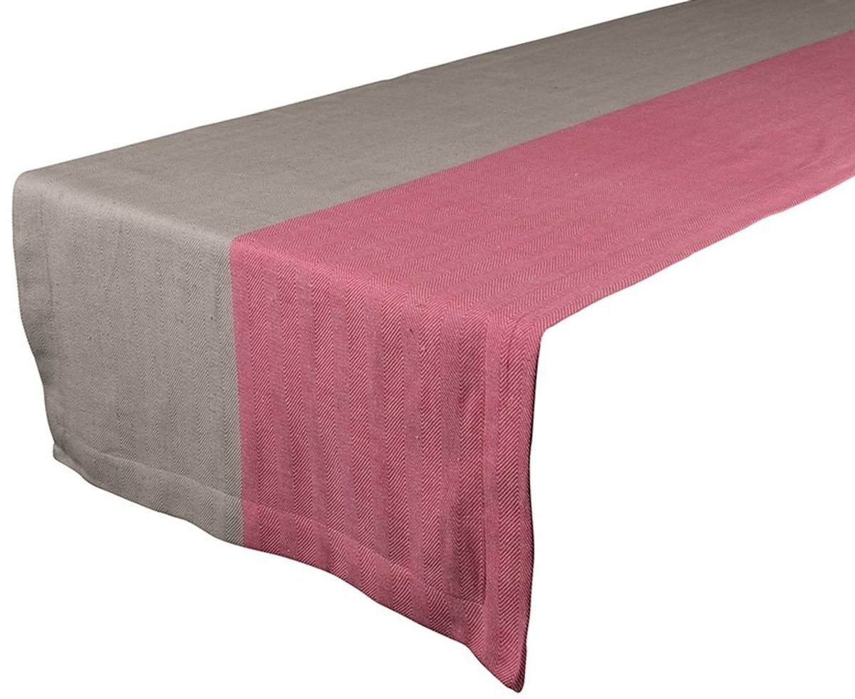Shanti Half Tafelloper roze 50x140cm
