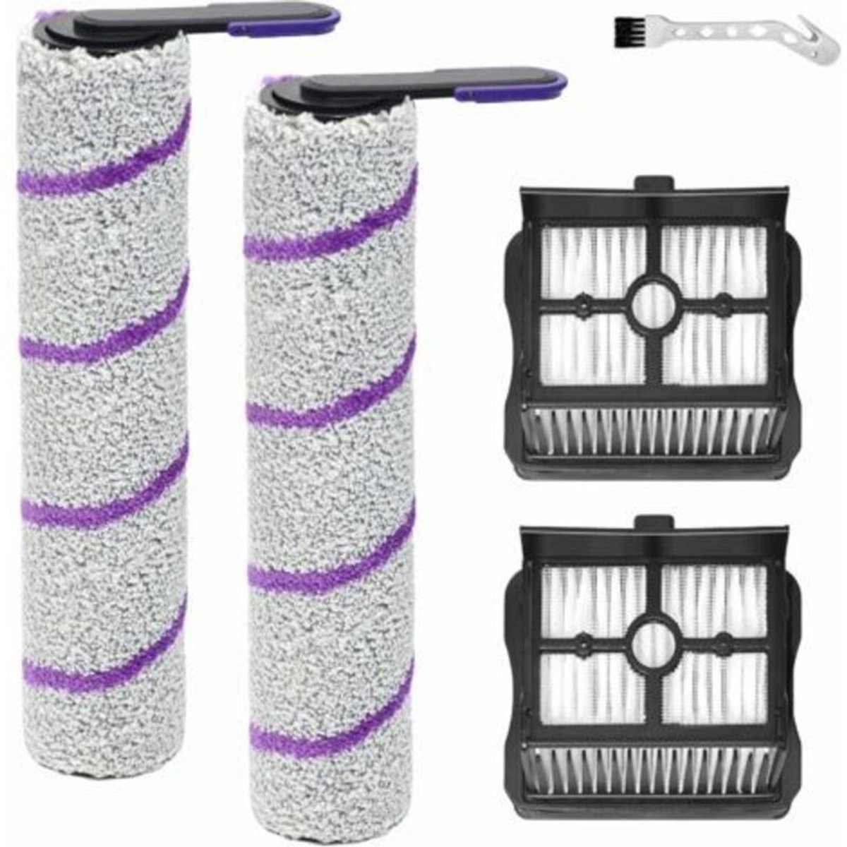 Vervangende rolborstelsgeschikt voor de Rowenta X-Clean 10 en accessoiresgeschikt voor de Narwal S20 Pro nat- en droogstofzuiger.