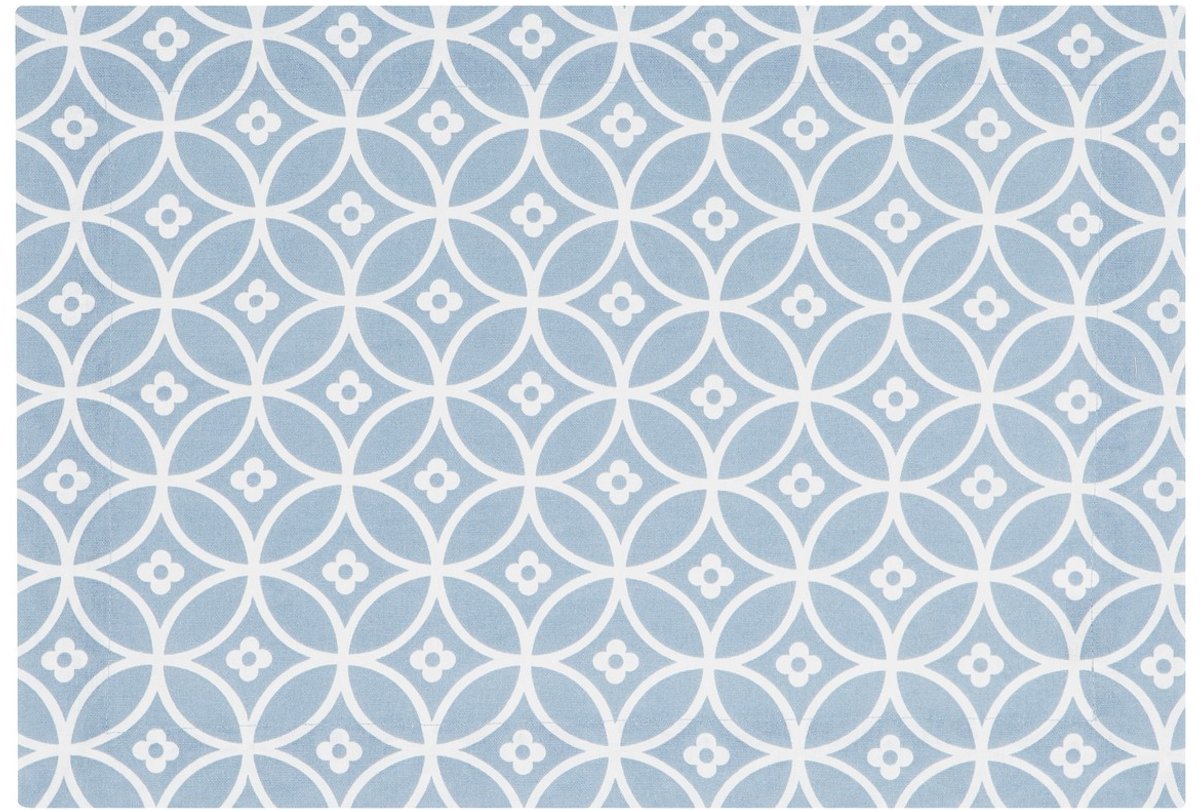 Crossed Circles Placemat ashley blauw 35x50cm