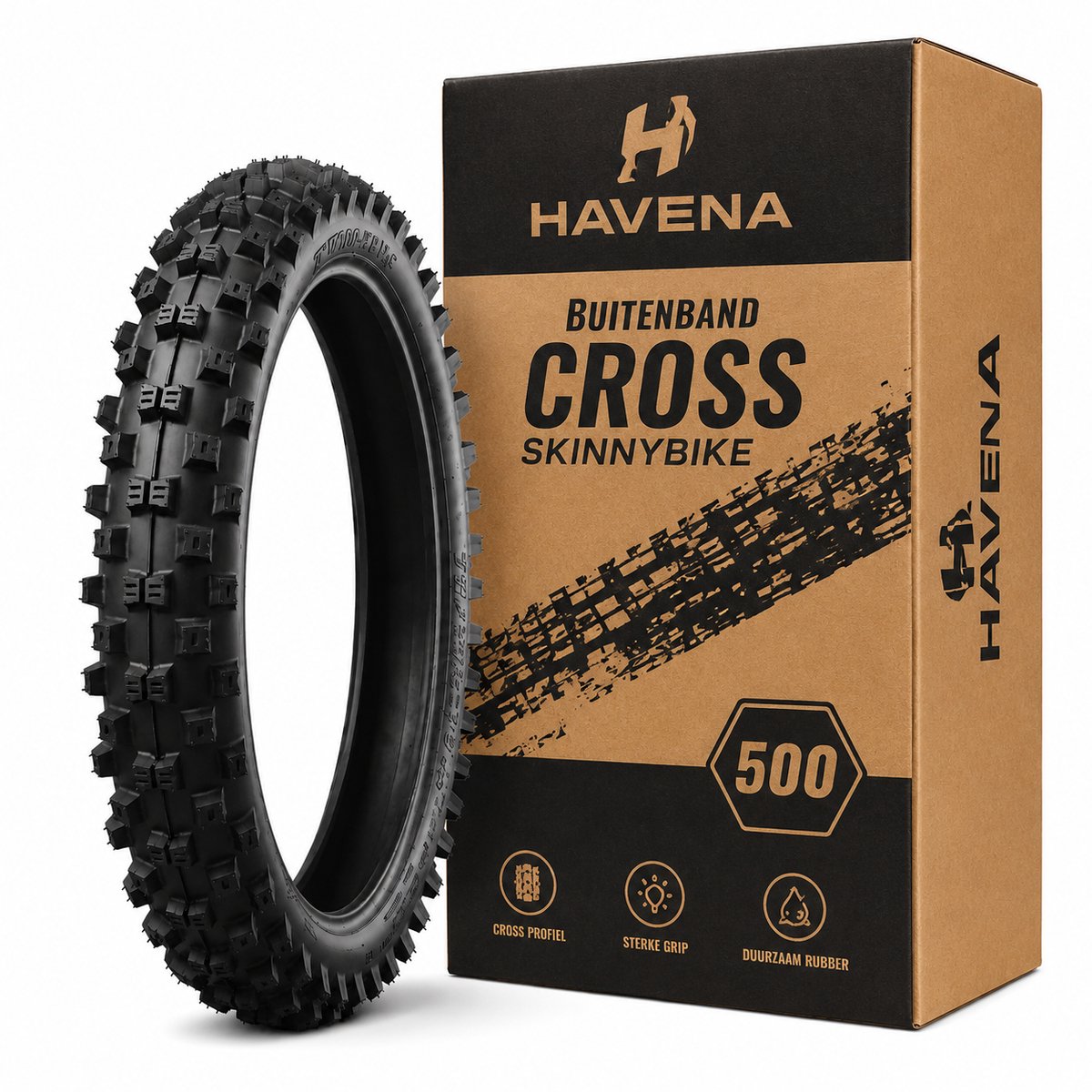 Havena Ouxi GT2000 buitenband, skinnybike 70/100-19 buitenband OUXI GT2000 BUITENBAND Fatbike Buitenband | 70/100-19 buitenband Geschikt voor Ouxi GT2000 - Ouxi GT2000 Out Tire