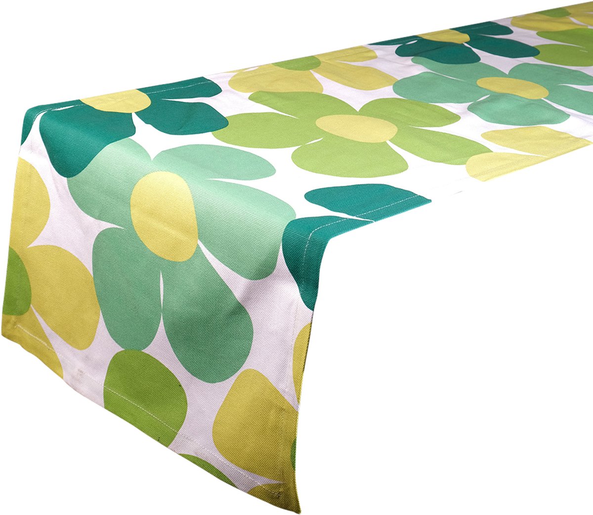 Sarina Tafelloper groen 41x240cm