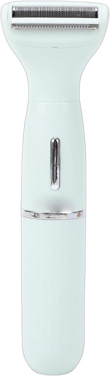 Elektrische Trimmer - Ontharingsapparaat Lichaam - Gladde Huid - 4 Vervangende Hoofden - 21 x 15 x 4 cm - Wit