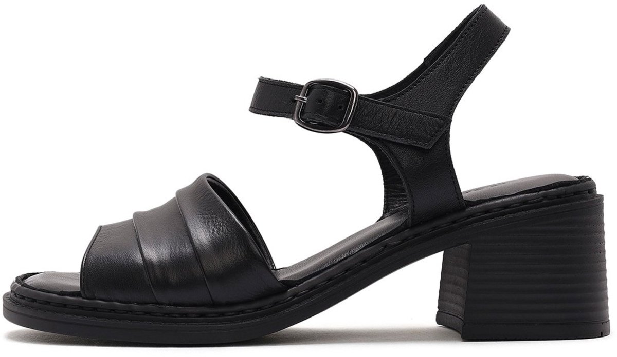 DERIMOD Leather Heeled Sandals Leather Heeled Sandals