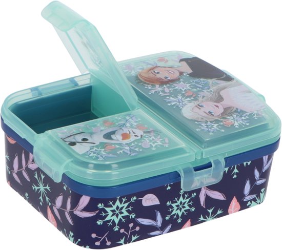 Frozen lunchset; lunchbox, snackbox en drinkfles van Frozen — afbeelding 4