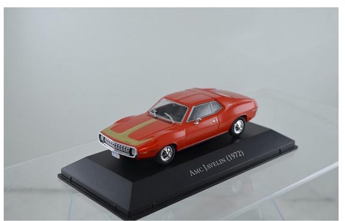 Modelauto AMC Javelin 1972 orange - Schaal 1:43