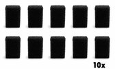 Aqua-Loui® - Filtersponzen Geschikt voor SuperFish AquaFlow 100/150 - Easy Click Cartridge Navulling - Aquariumfilter - 10 Stuks