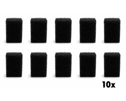 Aqua-Loui® - Filtersponzen Geschikt voor SuperFish AquaFlow 100/150 - Easy Click Cartridge Navulling - Aquariumfilter - 10 Stuks