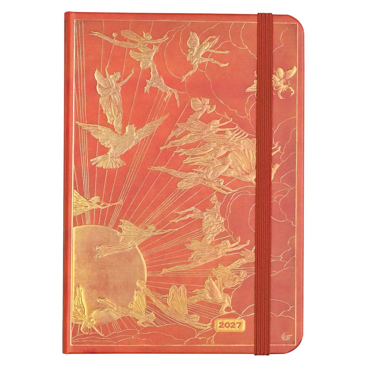 Comello Agenda - 2027 - compact - 16 maanden - oranje elfje - 12,7x17,8cm