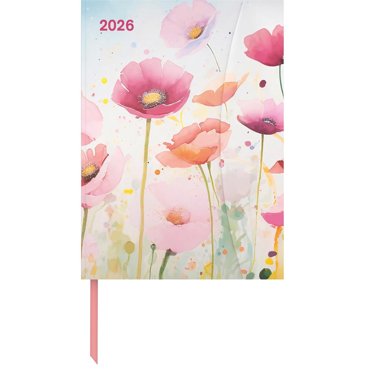SnelShoppen - Bloemen Kalender 2026 – 16x22 cm Florale Weekplanner met Magnetische Sluiting voor Natuurliefhebbers en Tuinierders
