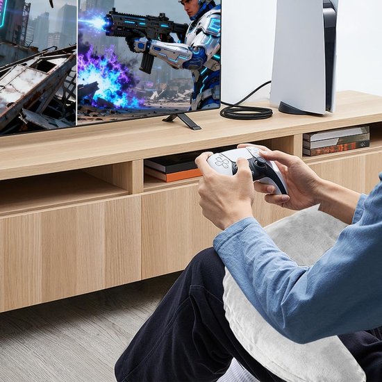 SnelShoppen - Gaming Pillow Ergonomisch Leespillow, Opblaasbare Armsteun Kussen voor Comfortabele Gaming Sessies, Grijs, Perfect voor Bed, Bank, Vloer van snelshoppen — afbeelding 5