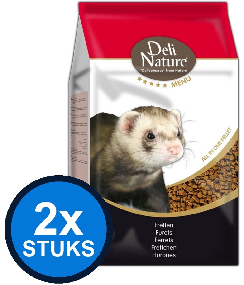 2x Deli Nature - Rodelicious fretten 2,5kg