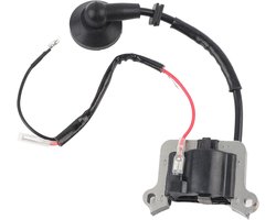 SnelShoppen - Coil Mount Ignition Coil voor 63cc Brushcutter Trimmer 48F Motor en 48F Grasmaaier - Professionele Kwaliteit, Betrouwbare Prestaties
