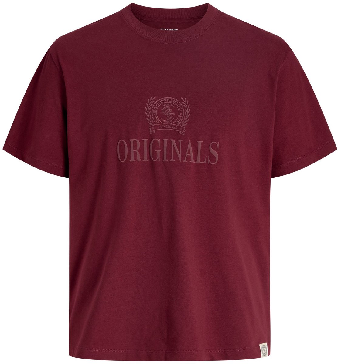 JACK & JONES - JORFREDERIKSBERG MONOGRAM TEE SS CN SN Heren T-shirt
