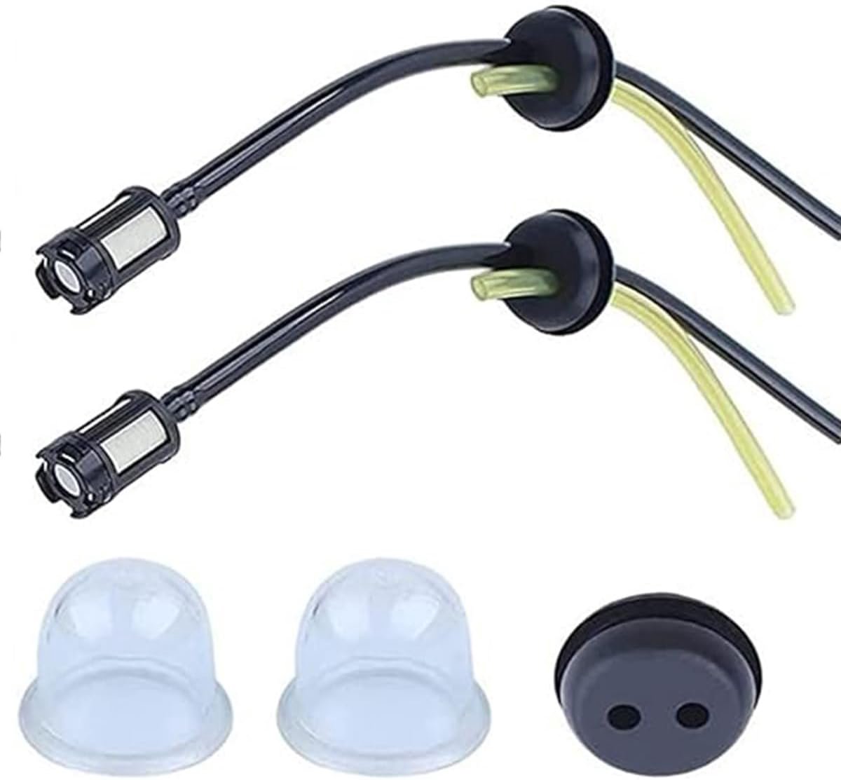 SnelShoppen - Pack van 5 Universele Brandstoffilters, Brandstofslang, Brush Cutter Seal voor Trimmers en Bosmaaiers - Hoogwaardige Kunststof, Geschikt