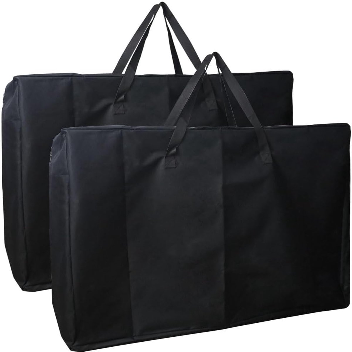 SnelShoppen - Grote Tuinstoel Opbergtas voor 2 Vouwstoelen - 105x73x28cm - Stevige 600D Verstelbare Stoelhoes voor Strand, Camping en Tuin