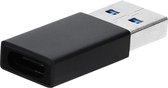 DW4Trading® USB C 3.1 female naar USB A 3.0 male adapter verloop zwart