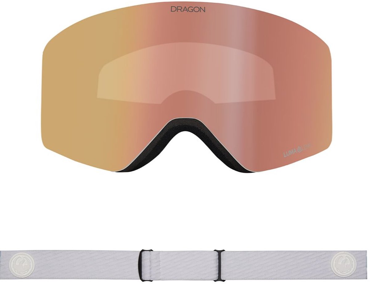 Dragon Alliance R1 OTG Skibril - Alpina/LL Rose Gold Ionized & LL Amber