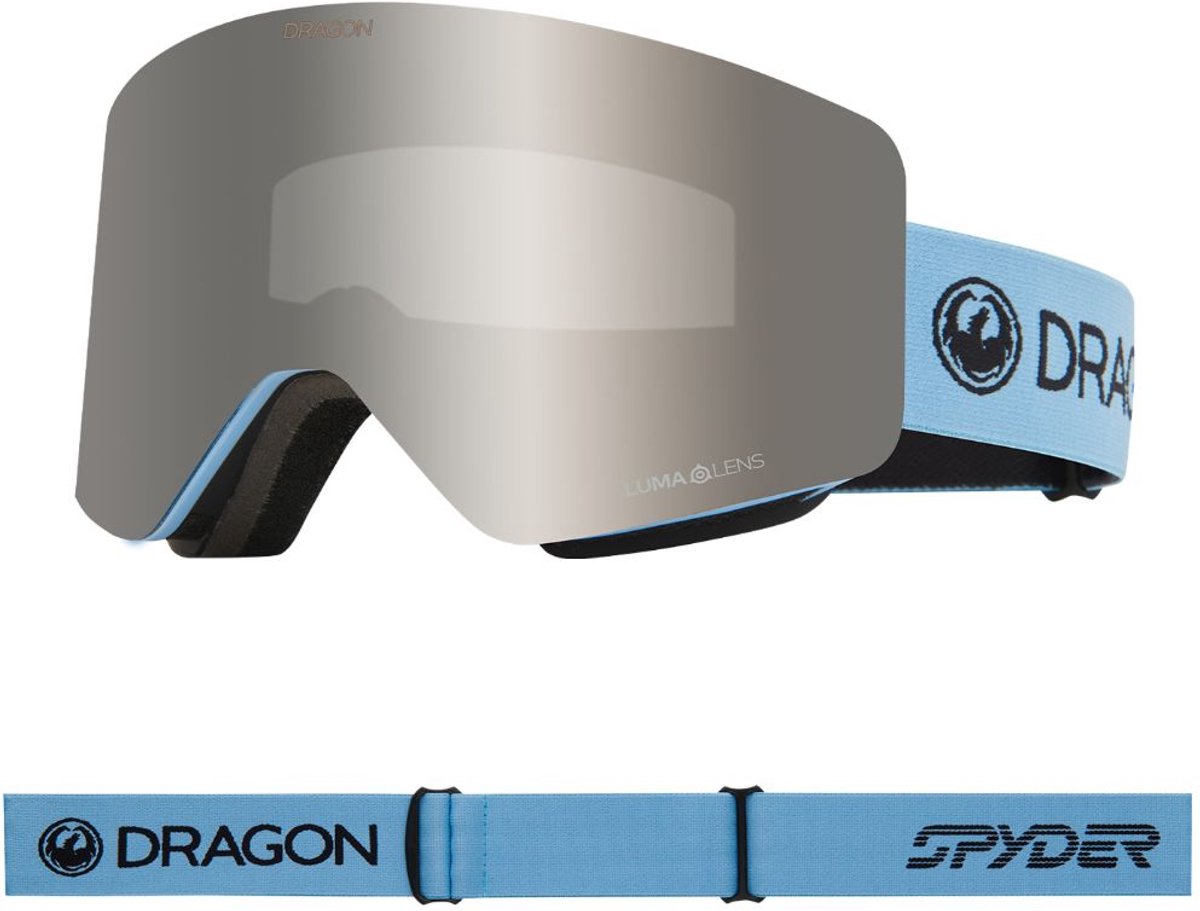 Dragon Alliance R1 OTG Skibril - SPYDER Blue Drift/Silver Ionized & Amber