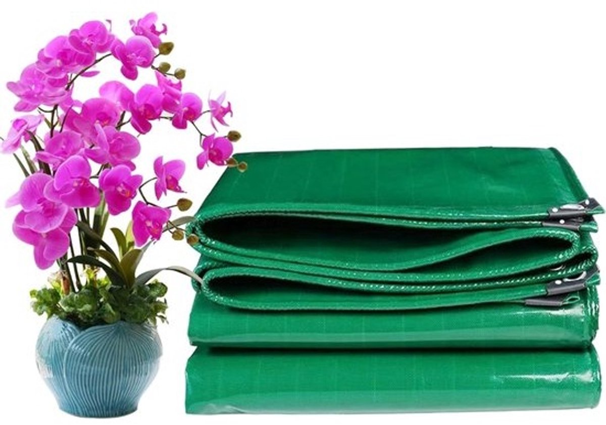 Waterdichte Tarp - Dekzeil Grondzeil - Bescherming Buiten - Versterkte Randen - 2x3.5 m - Groen