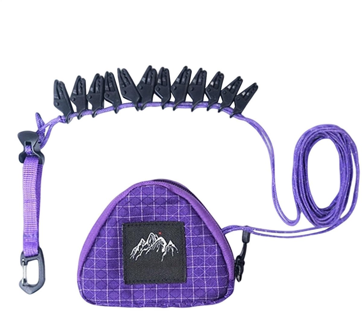 Draagbare Waslijn - Compact en robuust met kledingclips