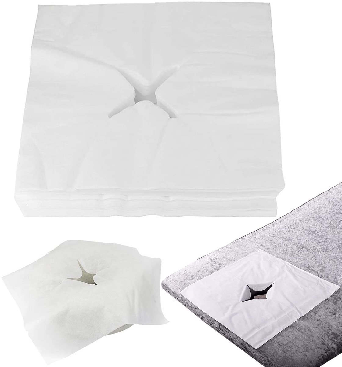 Wegwerpmasker Covers voor Massage Tafel - 200 Stuks