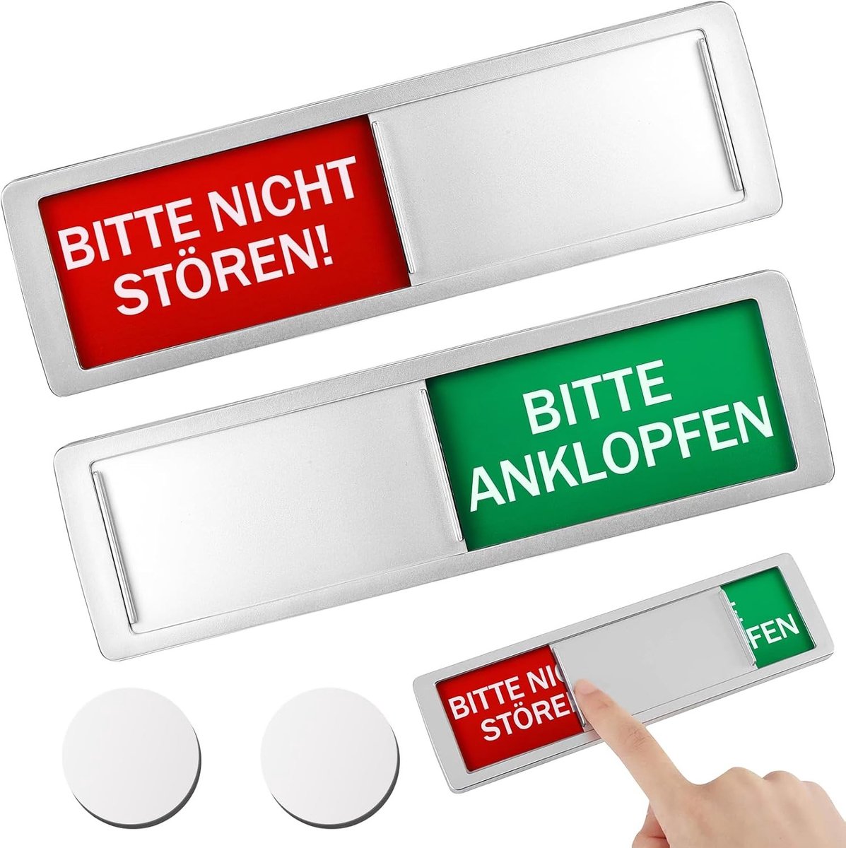Kloppen Verboden, Deurhanger voor Kantoor en Thuis, Magnetische Deursignaal, Geen Storing of Onderbreking, Rustige Werkomgeving en Privacy