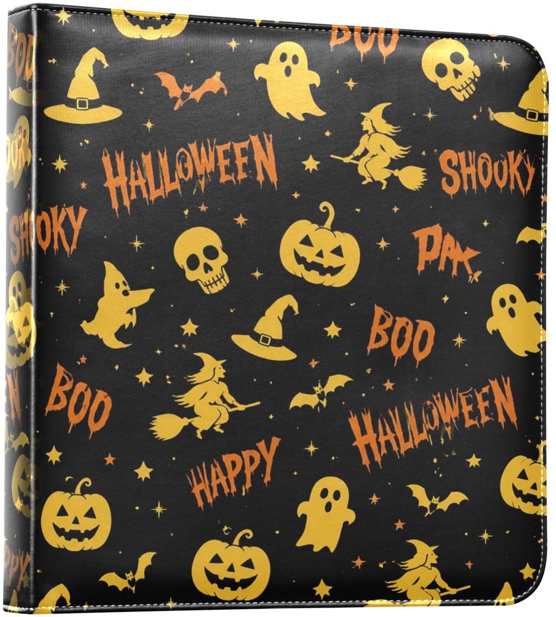 Fotoalbum met lederen hoes - Geschikt voor Halloween