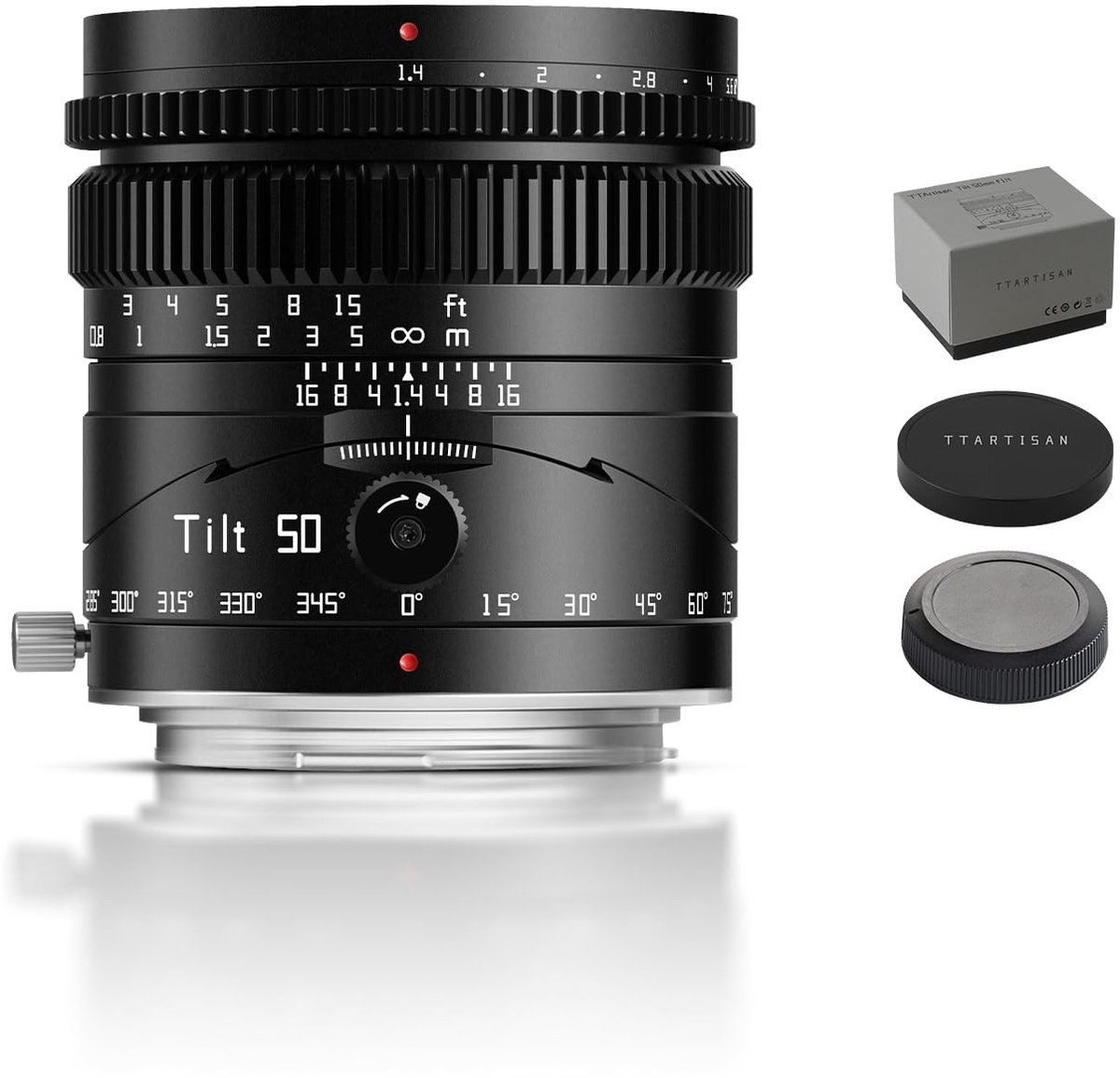 Tilt 50mm f1.4 Lens - Handmatige focus voor Sony E-mount