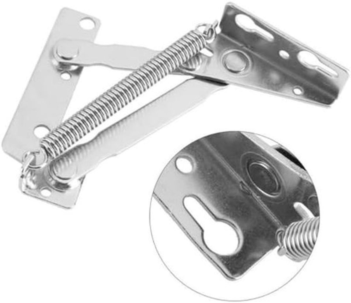 1 Paar Spring Scharnier - Zelfsluitend - Vouwscharnier voor Sofa Bed - 80 Graden - Robuust RVS