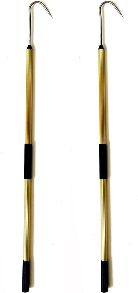 Aluminium Telescoop Gaff - Visgerei Vangst - Vissen Vangen - Licht en Sterk - 27" tot 43" - Aluminium