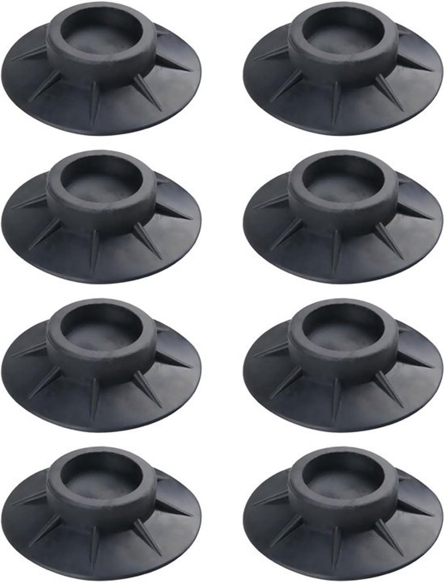 Wasmachine Stabiliteit Protectors - Trillingsdempers - Geluid Verminderen - Antislip Ontwerp - 8 Stuks - Meerkleurig