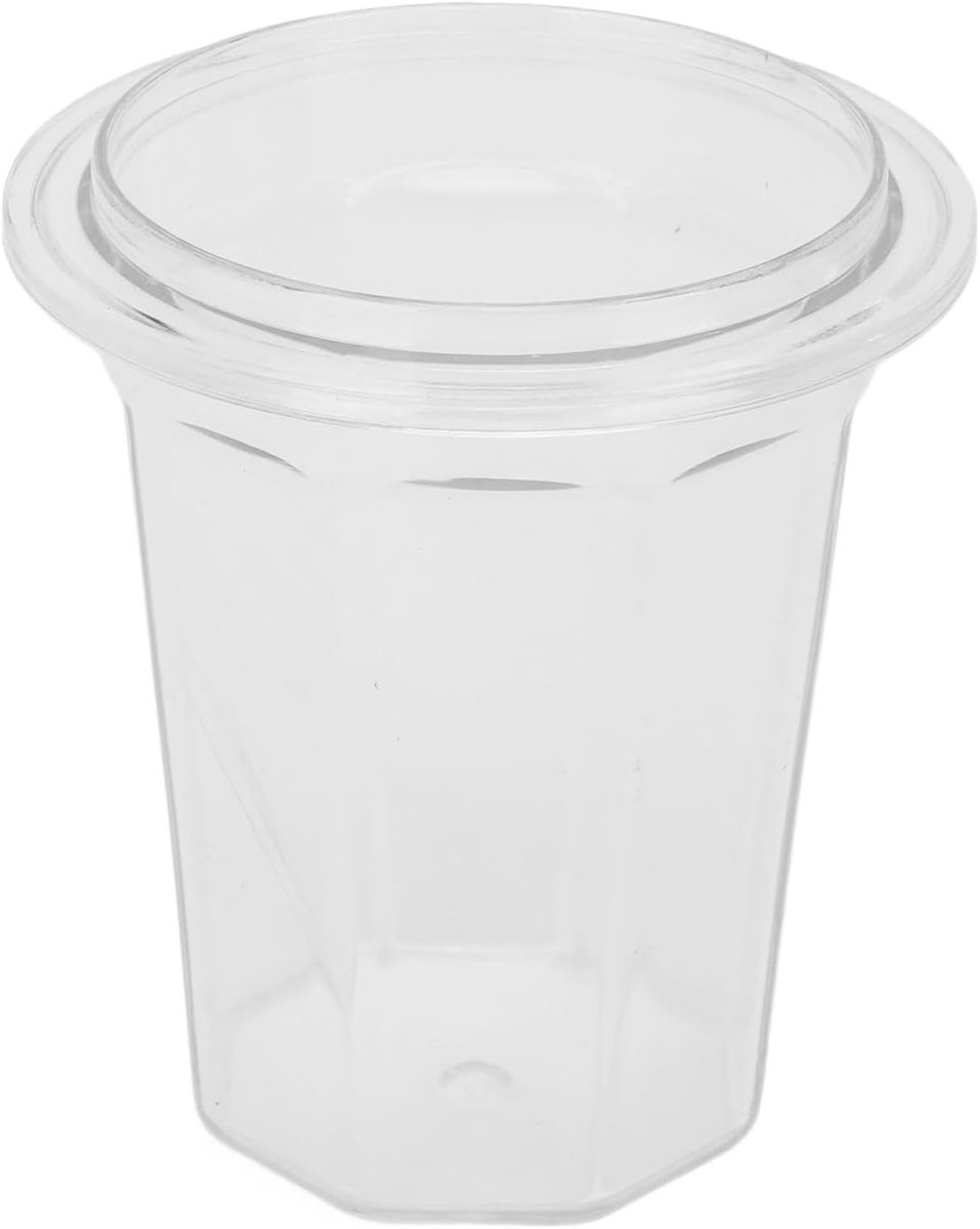 Antistatische Dosering Cup voor Espresso, Transparante Poeder Dispenser voor Portafilter en Koffiebrouwer (51mm) met Ideale Maat en Gebruiksgemak