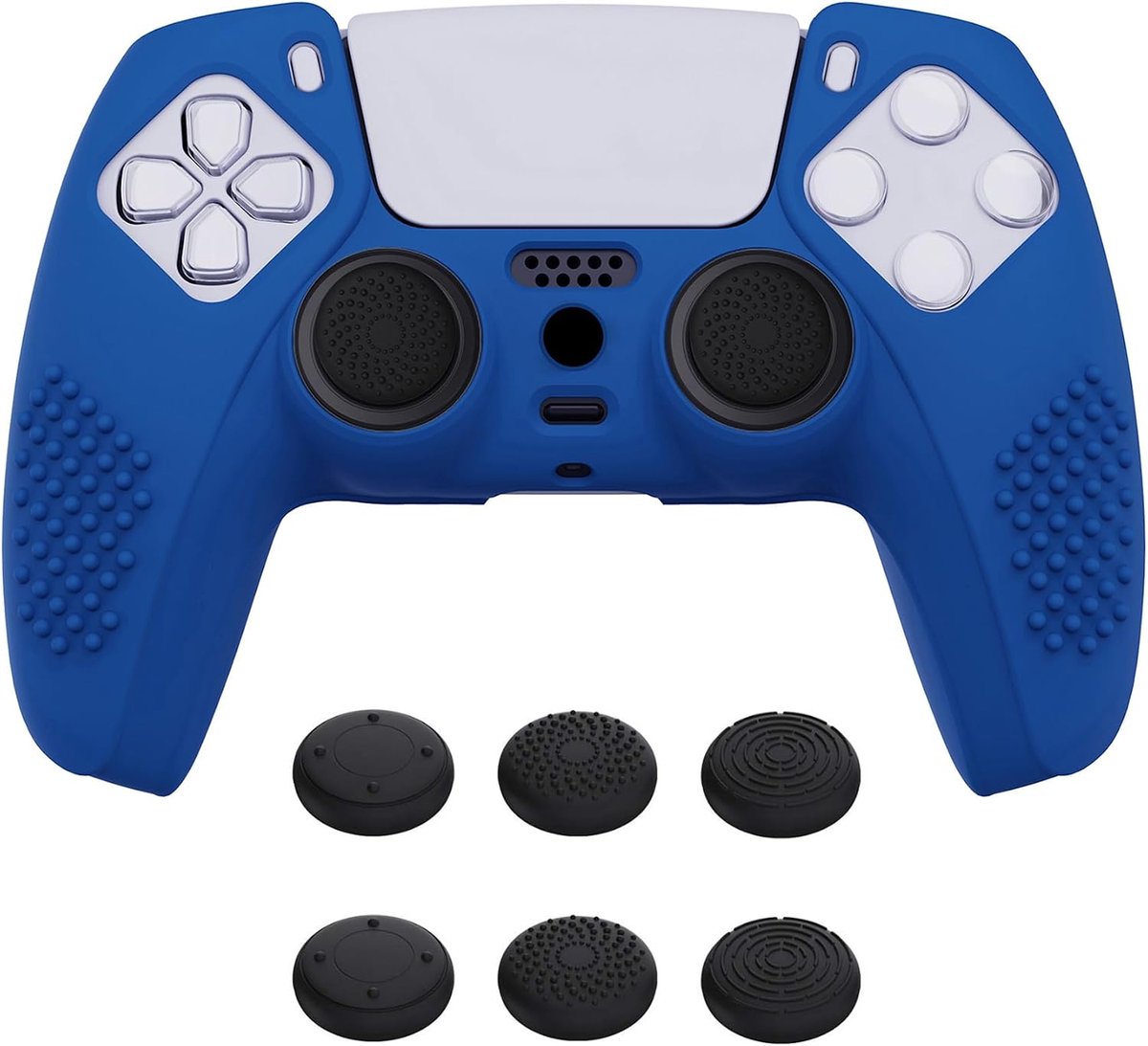 Siliconen Hoes met 3D Grip - Geschikt voor PS5 Controller - Antislip