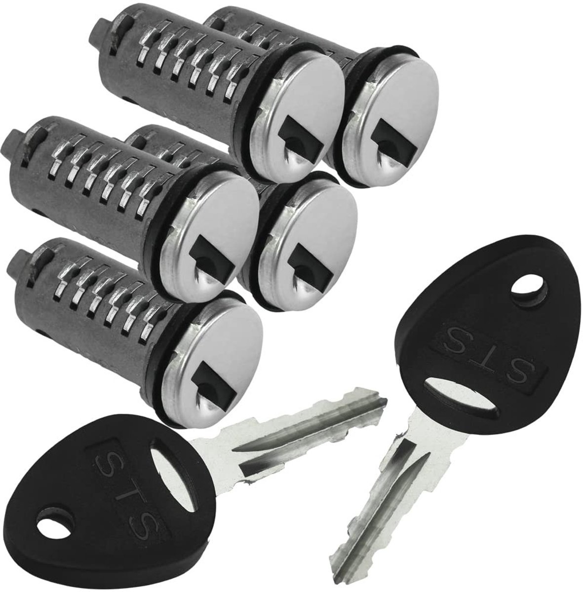 Set van 5 cilinders met sleutels - Serie 43
