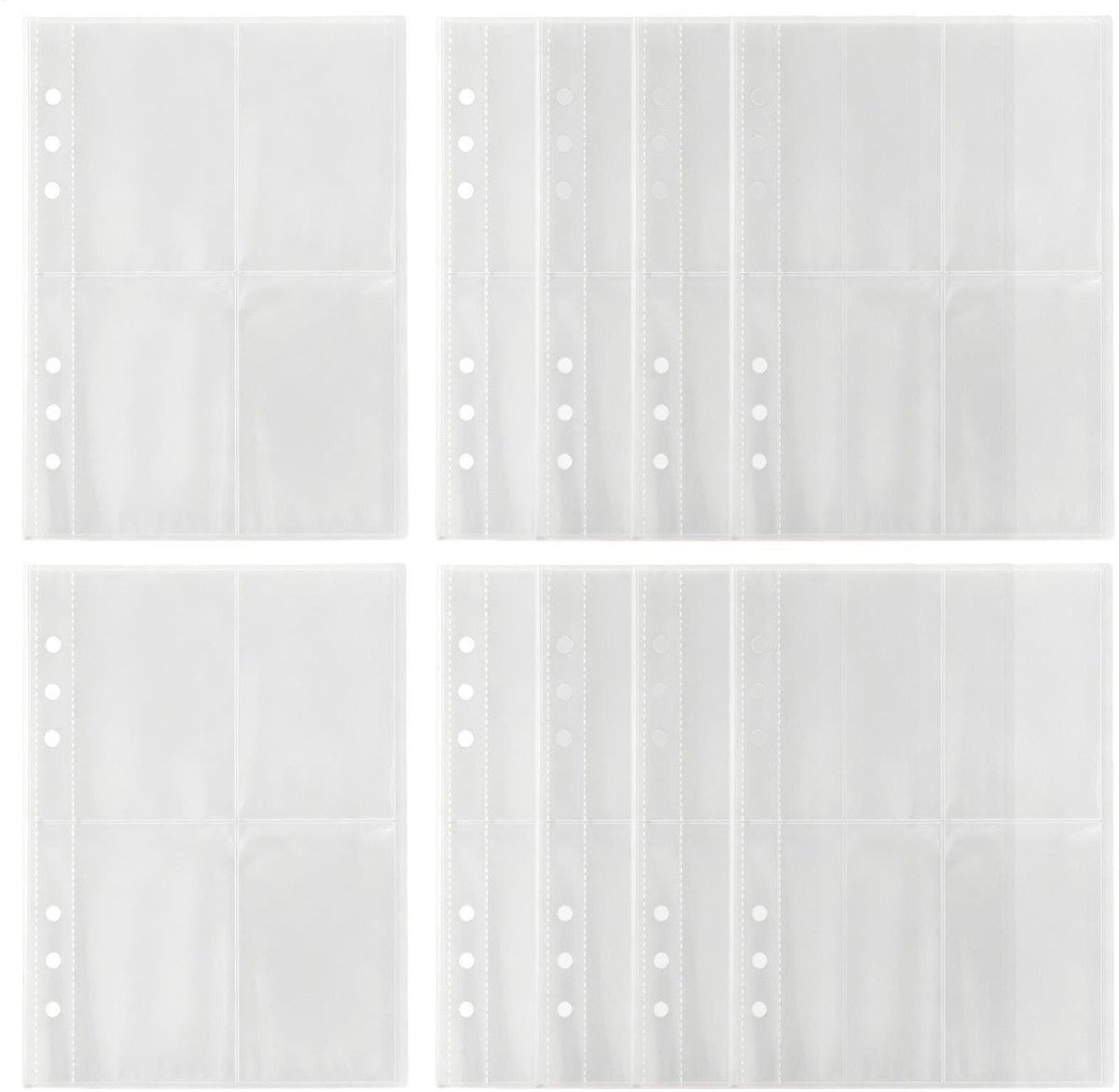 Kaarthoezen 10 Stuks - 4 Pockets Fotoalbum Organizer