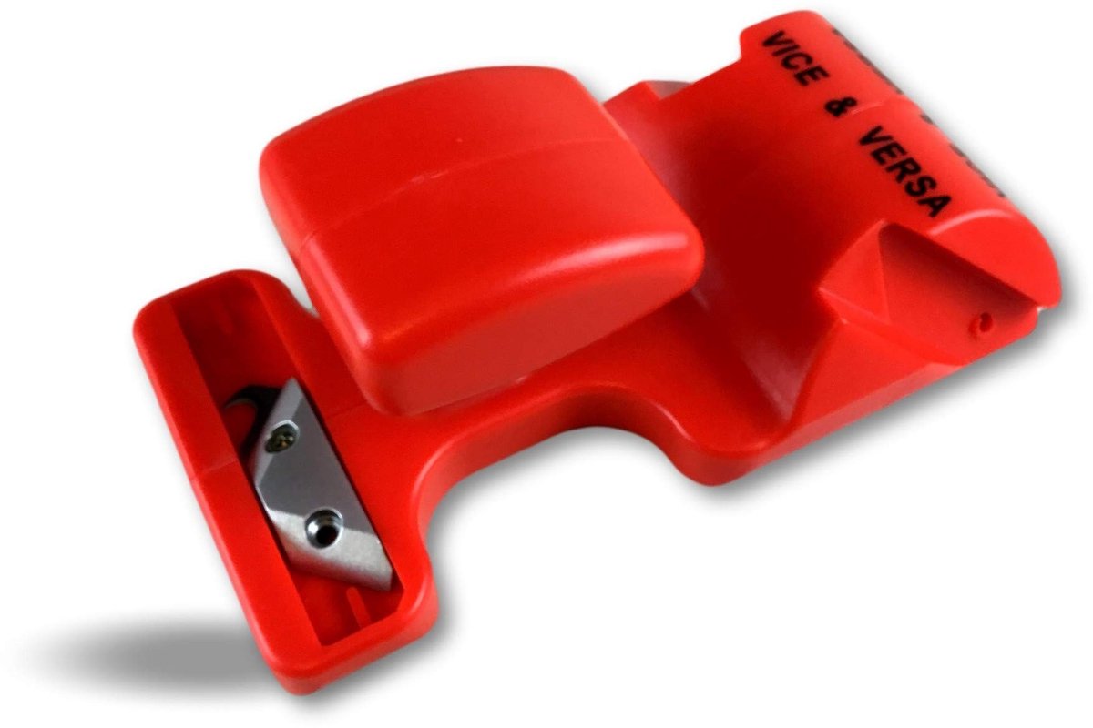 Carpet- en Lino Snijder - Ergonomische Handgreep - Rood