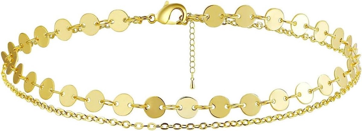 Stijlvol enkelbandje voor dames, 14K vergulde voetketting, verstelbaar en roestbestendig, perfect voor strand en vakantieaccessoires