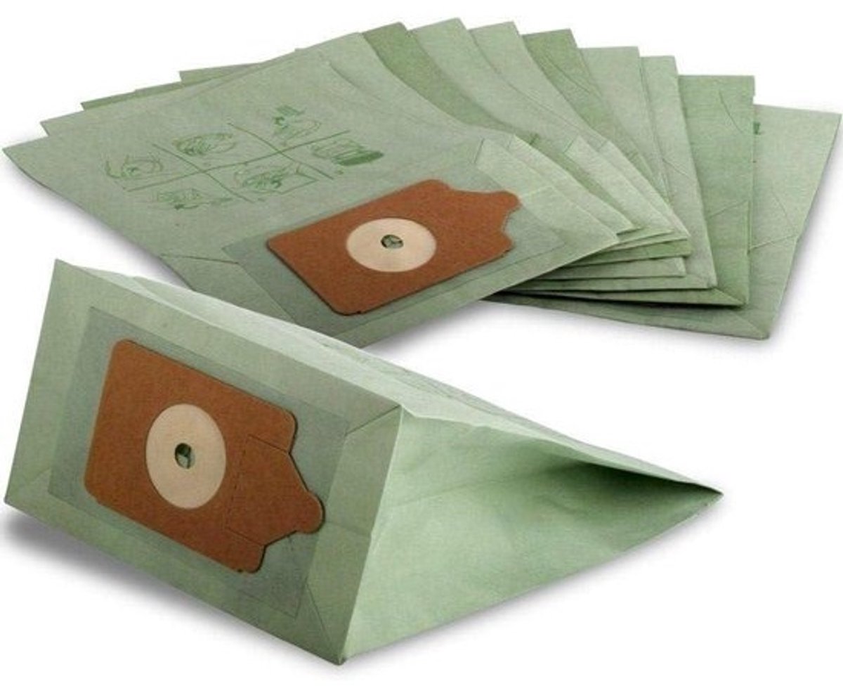 Stofzuigerzakken - Papieren zakken - Stofzuigen - Dubbel gefilterd - 10 stuks - Bruin