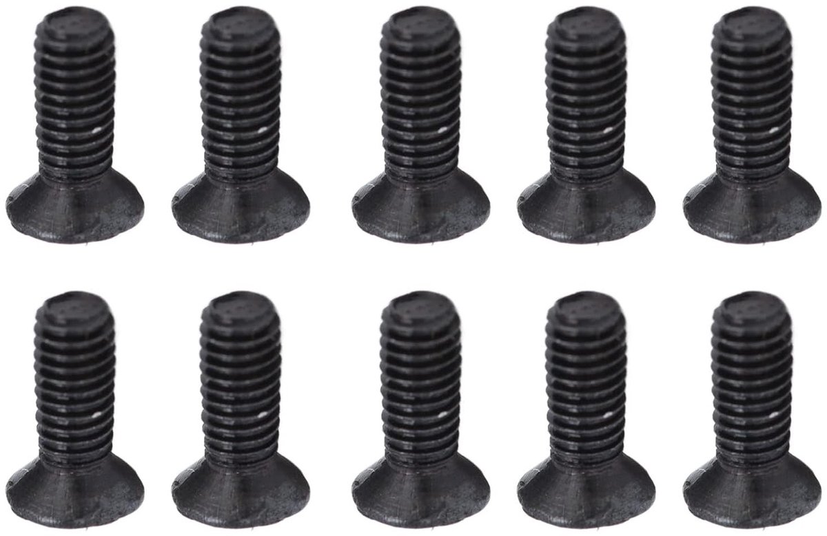 50 Stuks M3 Verzonken Schroeven Assortiment - Zwarte Gegalvaniseerde Machinebouten voor Diverse Toepassingen