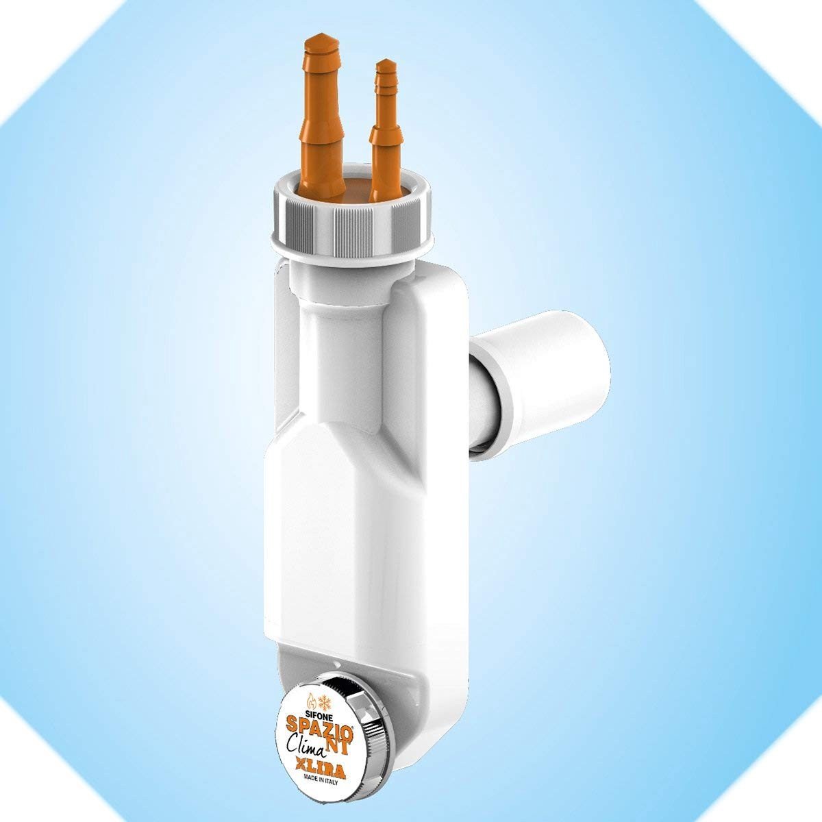 Siphon voor Wasmachine - Ruimtebesparend en Inspecteerbaar - Wit