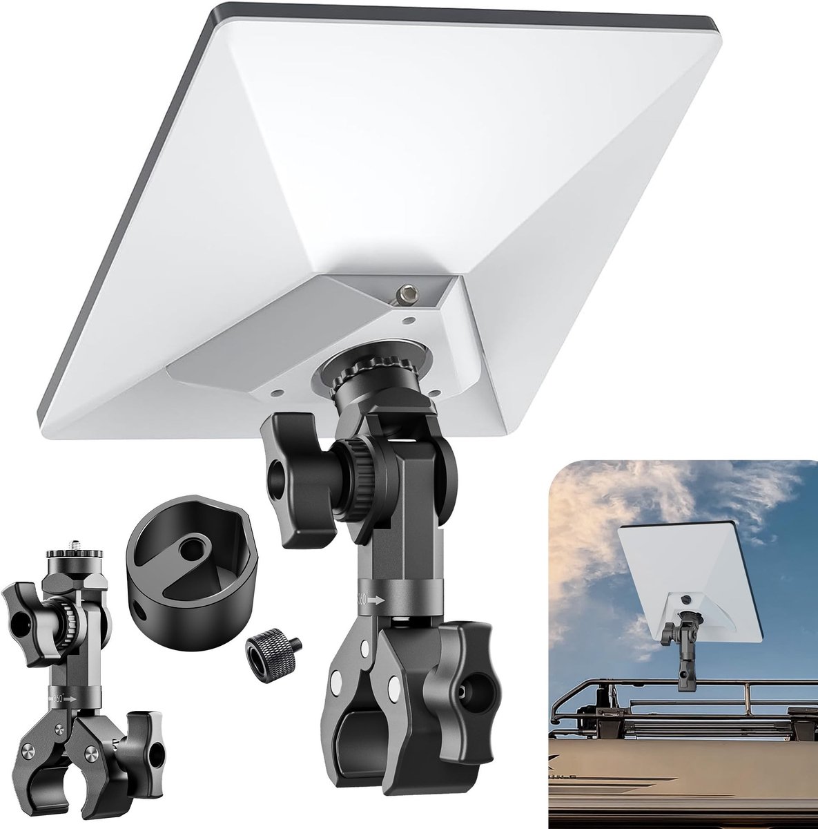 Starlink mini houder - Aluminium met klem