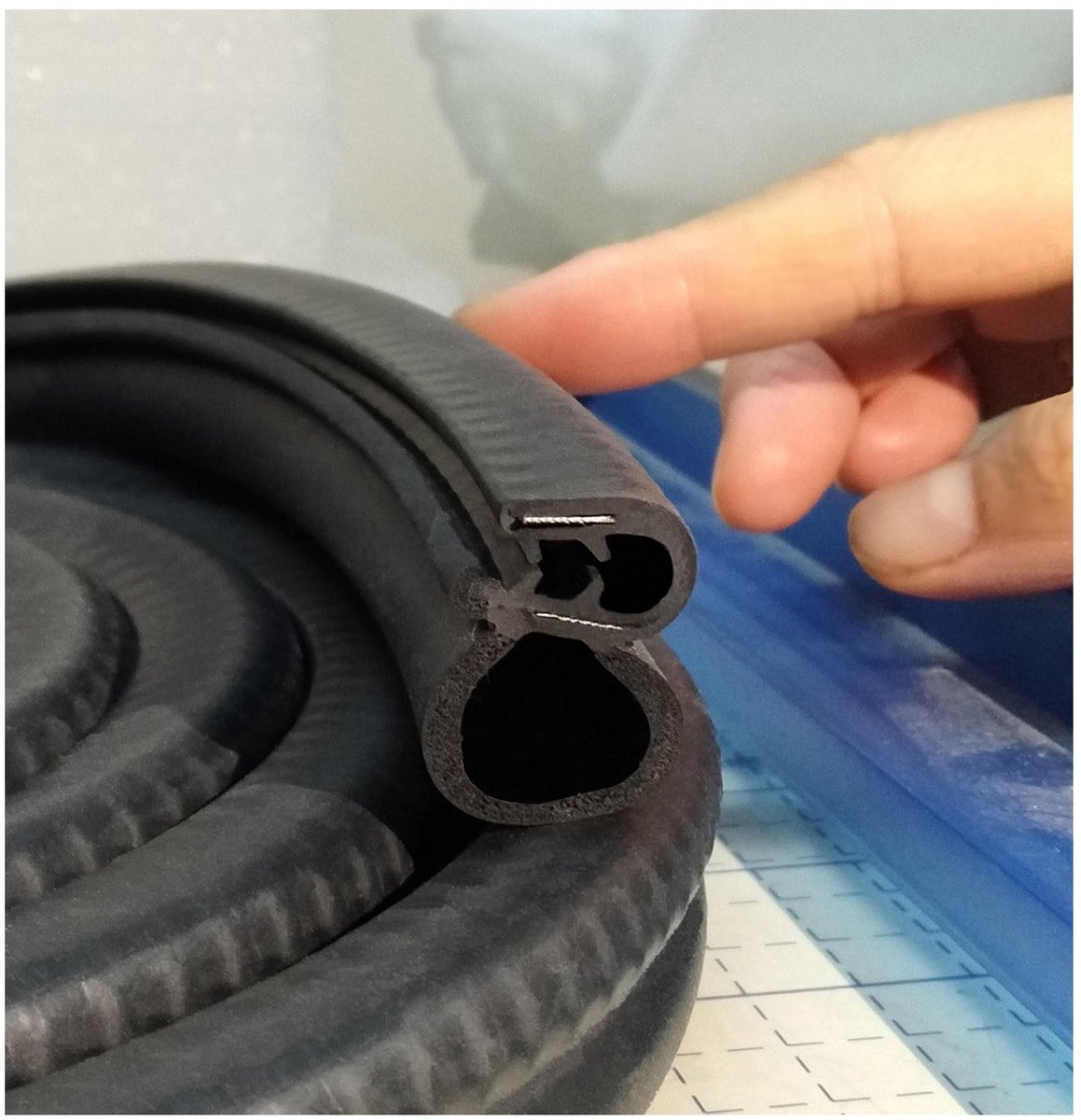 Rubber Deurrubber 15m - Zwart voor Auto en Boot