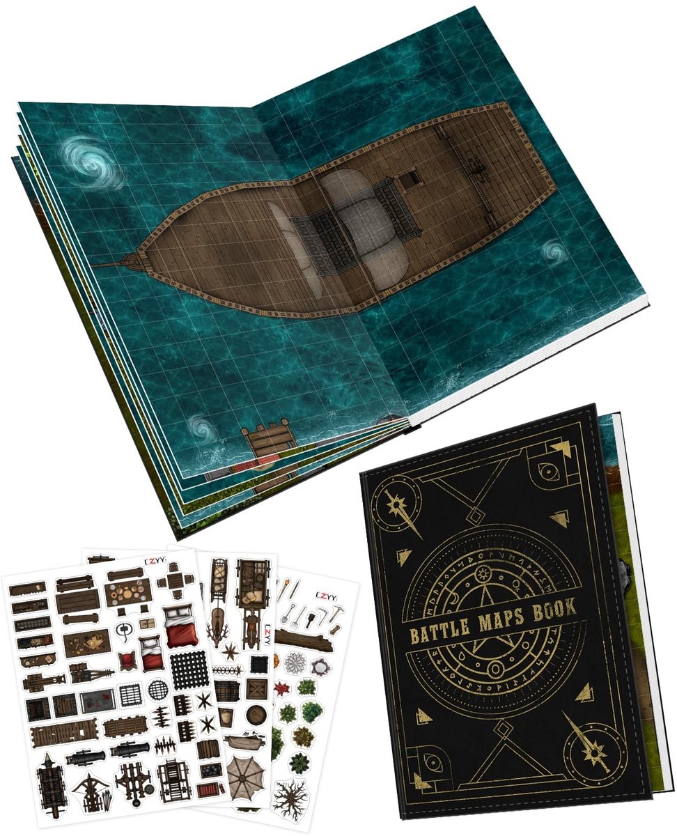 Battle Map Book - Herbruikbare Terrain Kit