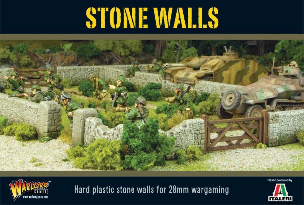 Bolt Action 2 Scenery Stone Walls - Modelbouw Accessoires